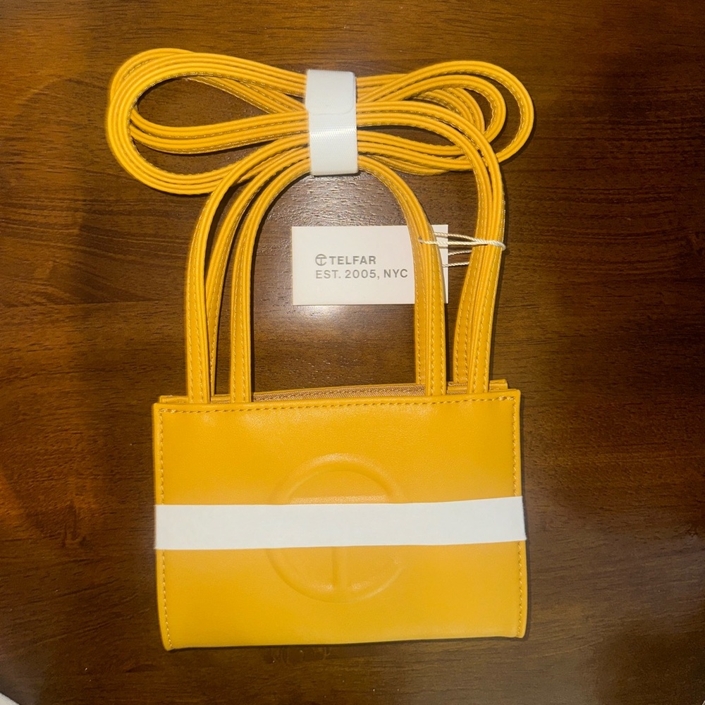 Telfar Small Shopping Bag - Mustard